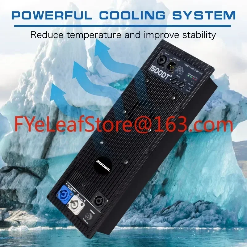 For1500DT 8 Ом 1500 Вт сабвуфер усилитель мощности плата аудио для профессиональной