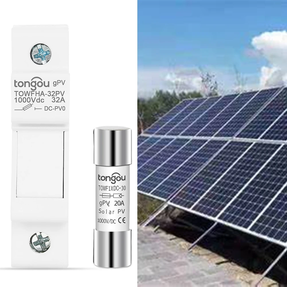 1 комплект 10/15/20/25/30A 1000 В солнечный для фотоэлектрического предохранителя с