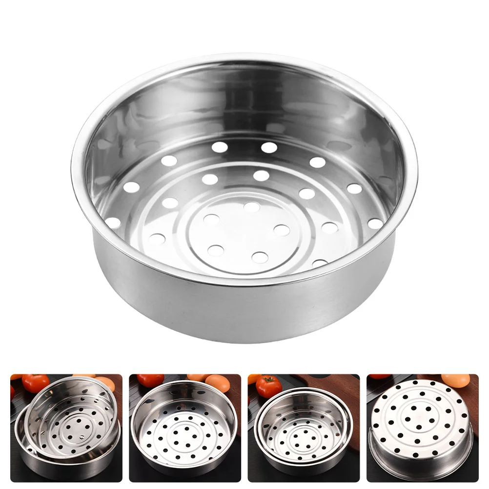 

Steamer Basket Insert Pot Steaming Rack Stainless Steel Dim Sum Steam Vegetable Cooking Metal Stand Pan Bun Cooker Pressure