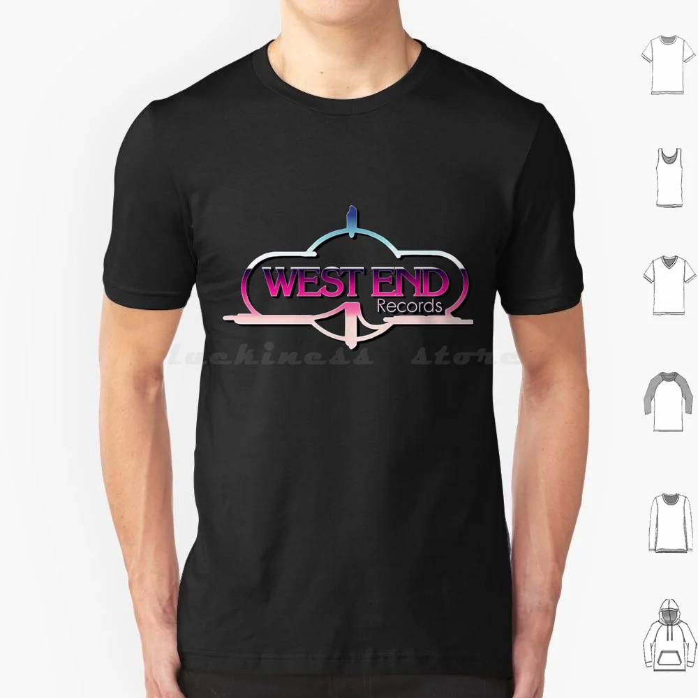 West End Records T Shirt Cotton Men Women Diy Print West End West End Records Disco 70S Music 80S Music Music Nostalgia