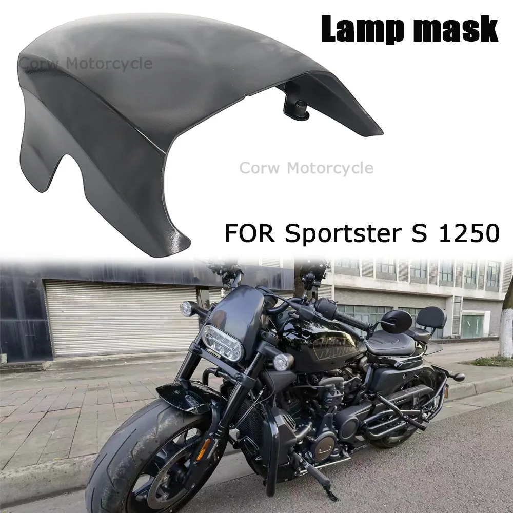 

NEW Motorcycle Black White Scheinwerfer Maske Lamp mask FOR Sportster S 1250 RH1250 RH 1250 2021 2022