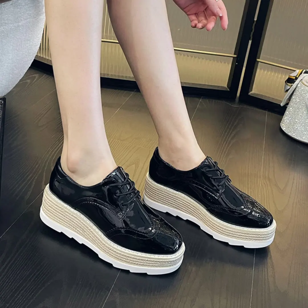 Женская обувь осенние оксфорды женская сабо универсальные повседневные