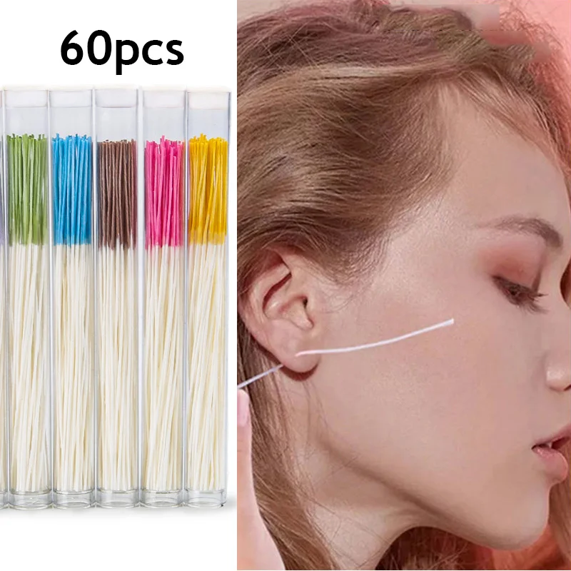 60 шт. одноразовые травяные пирсинг для ушей |