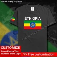 ethiopia t shirt custom jersey fans name number brand logo cotton tshirt high street fashion hip hop loose casual t shirt eth