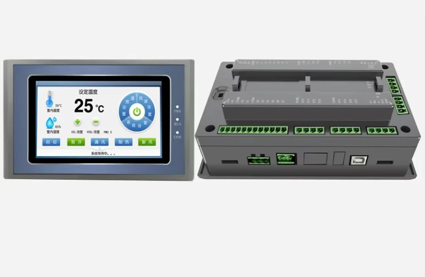 Фото 4,3-дюймовый HMI PLC контроллер «все в одном» GC-043-16M-C GC-043-16M2Al-C GC-043-16M4Al-C №4
