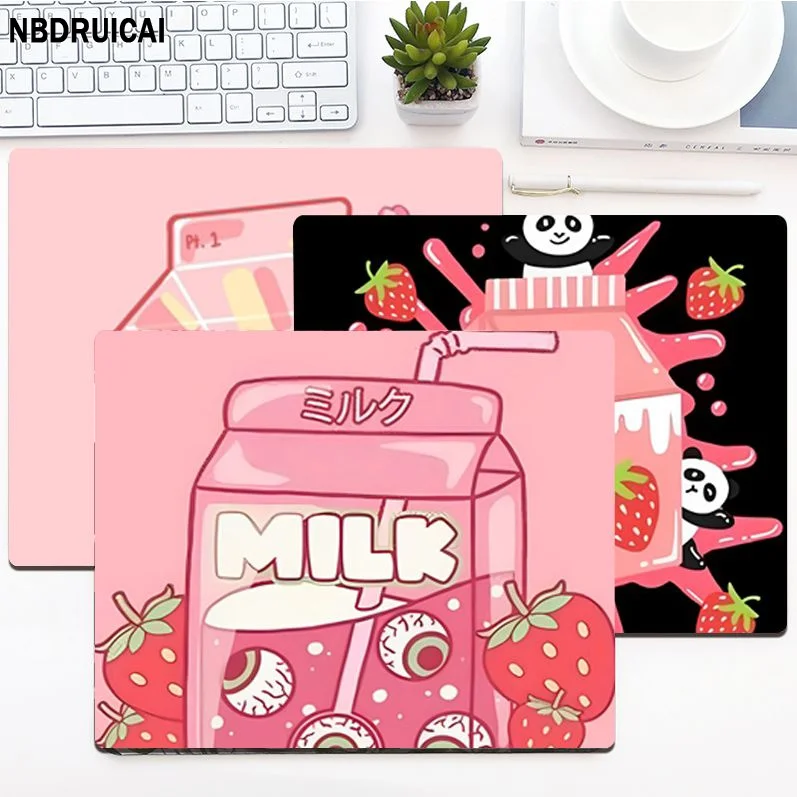 

Kawaii Japanese Strawberry Milk Animation Thickened Mouse Pad Gaming Keyboard Office Supplies Room Decor For Teen Girls Bedroom