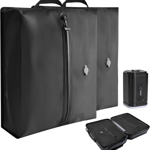 2 шт. портативный дорожный вакуумный компрессионный мешок водонепроницаемый влагостойкий уличный мешок для хранения одежды с воздушным насосом для деловой поездки