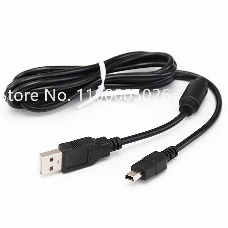 

200Pcs/Lot 1.8M For ps3 Charge Cable For Sony Playstation PS3 handle Wireless Controller with Magnetic RingBlack Gamepad Cable