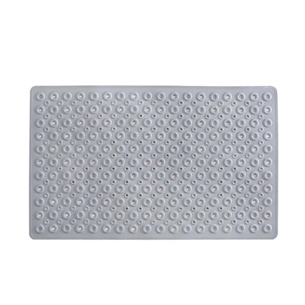 

Нескользящий коврик для душа с присоской для ванной резиновый для ванной коврик для унитаза Массажный коврик из ПВХ в форме ступни