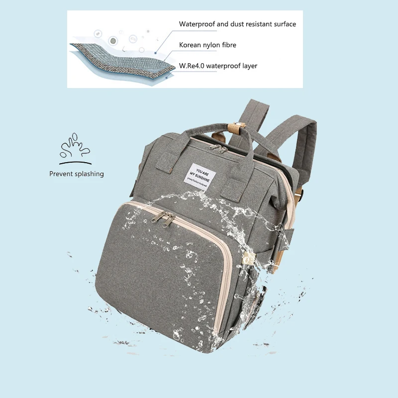 Модная Портативная детская складная кровать сумка для мам большой емкости