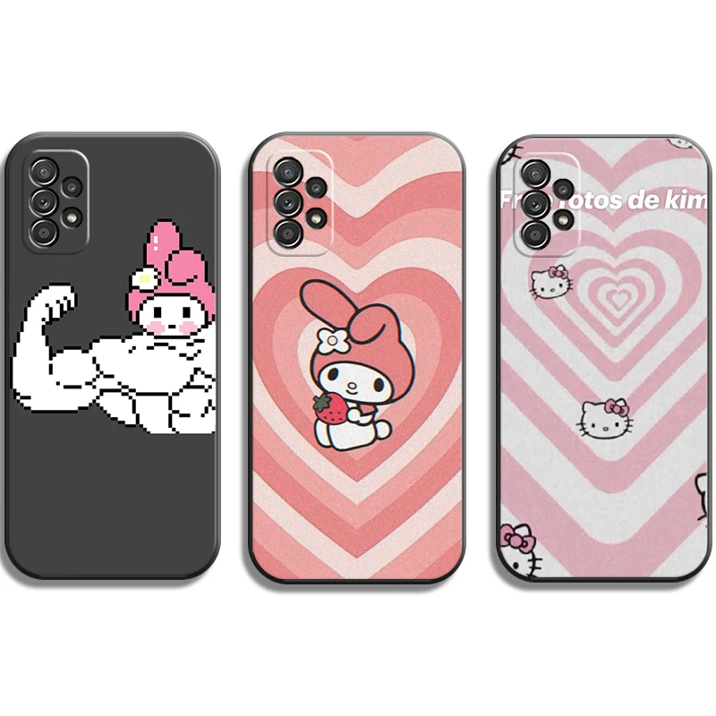 

Hello Kitty Cute Phone Cases For Samsung Galaxy A51 4G A51 5G A71 4G A71 5G A52 4G A52 5G A72 4G A72 5G Carcasa Funda Soft TPU