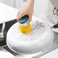 nano dishwashing brush cleaning ball kitchen nano pot washing brush cleaning brush replaceable steel ball kitchen cleaning tool