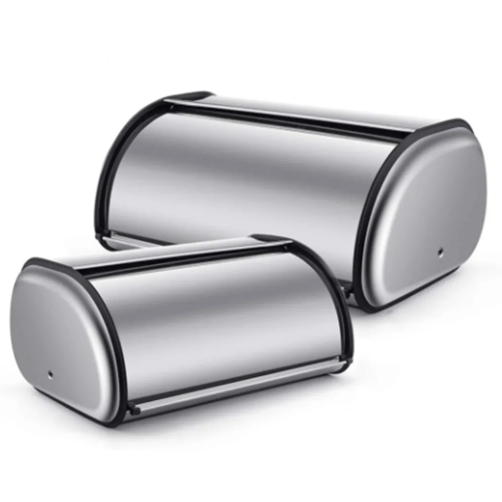 

Контейнер для хлеба из нержавеющей стали, вместительный пылезащитный контейнер для тортов, пищевой органайзер, хлебопекарный контейнер, ку...