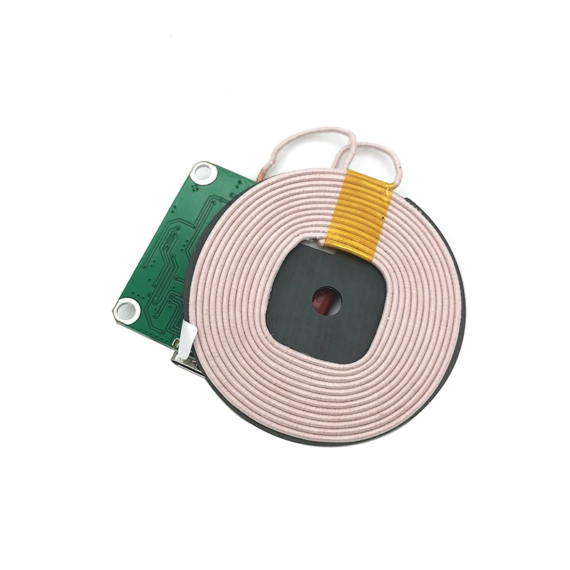 15w20w high power 5v 12v fast charging wireless charger transmitter module type c usb coil qi universal for car phone battery free global shipping