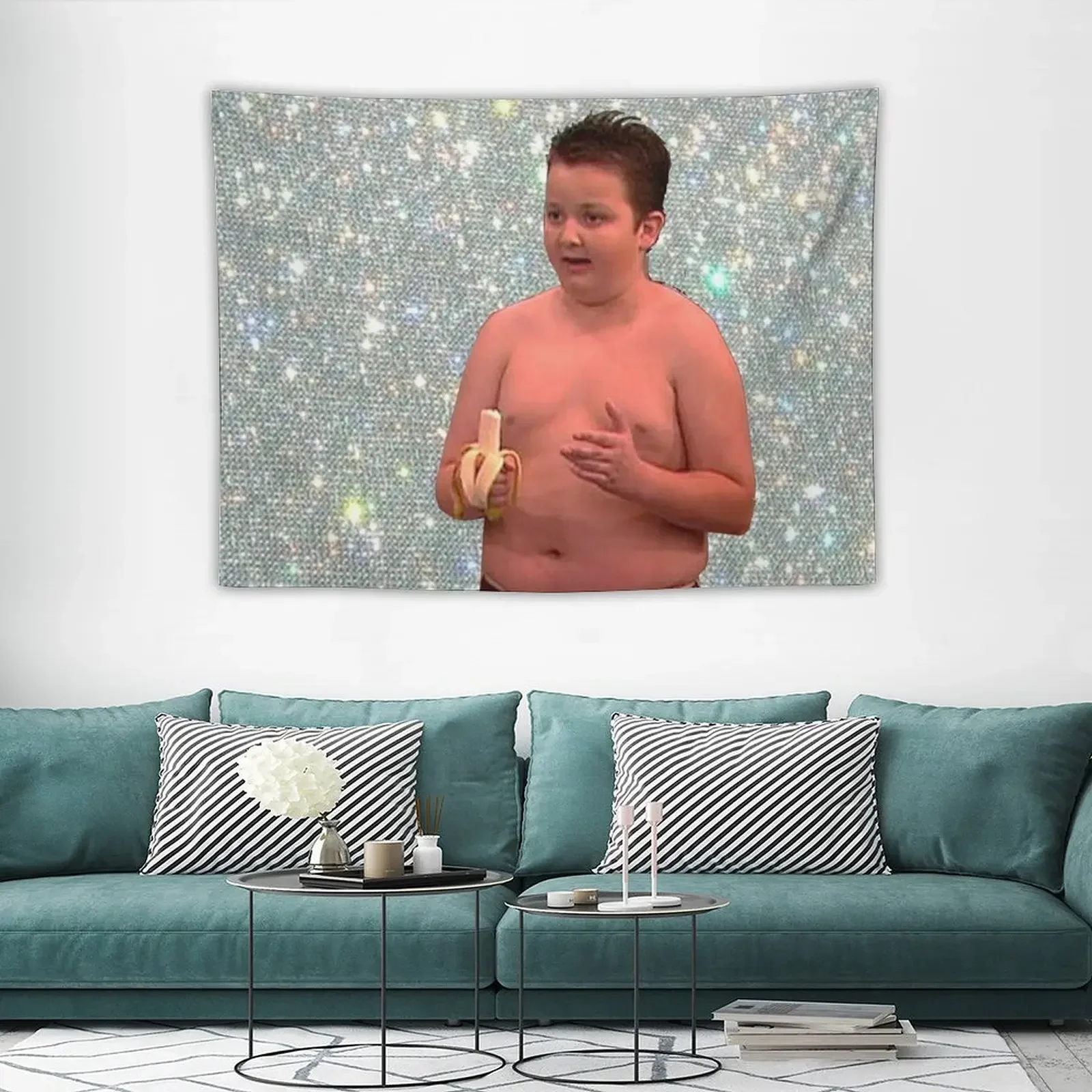 Блестящий гобелен gibby украшение в эстетике настенные подвески