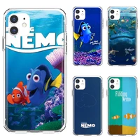 for iphone 10 11 12 13 mini pro 4s 5s se 5c 6 6s 7 8 x xr xs plus max 2020 white shark finding nemo dory fish tpu cases