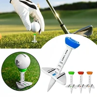 1pcs new double golf tee step down golf ball holder tees plastic golf tees accessories golf tees 77mm 4colors