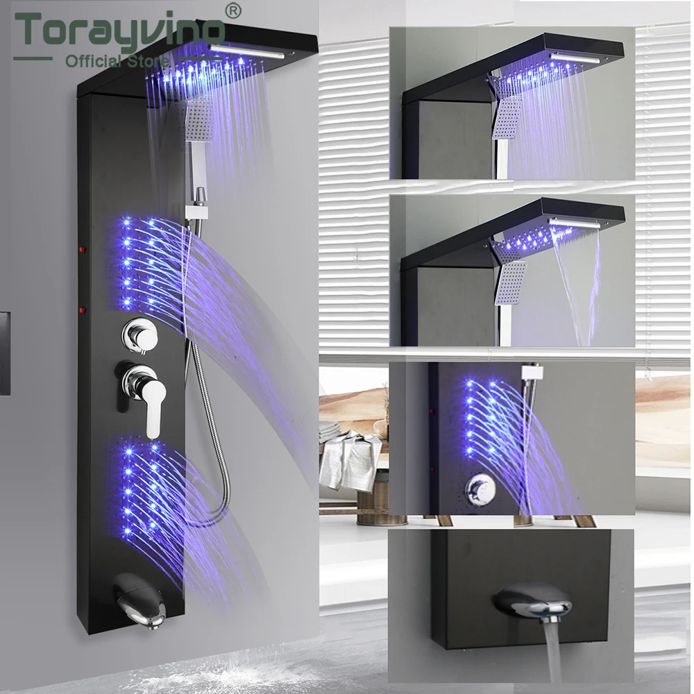 

Torayvino Душевая панель матовое золото