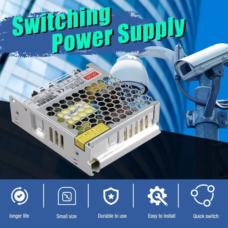 Импульсный источник питания Mean Well LRS LRS-50-12 50W 4.2A трансформатор