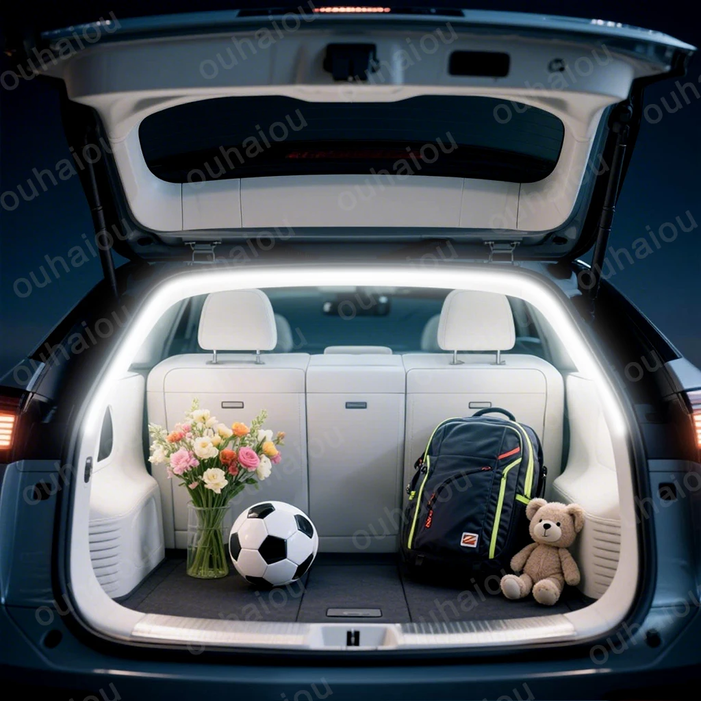 

Для Toyota bZ4X модификационный светильник багажника Атмосферные фонари Белый теплый белый Задний светодиодный светильник багажника