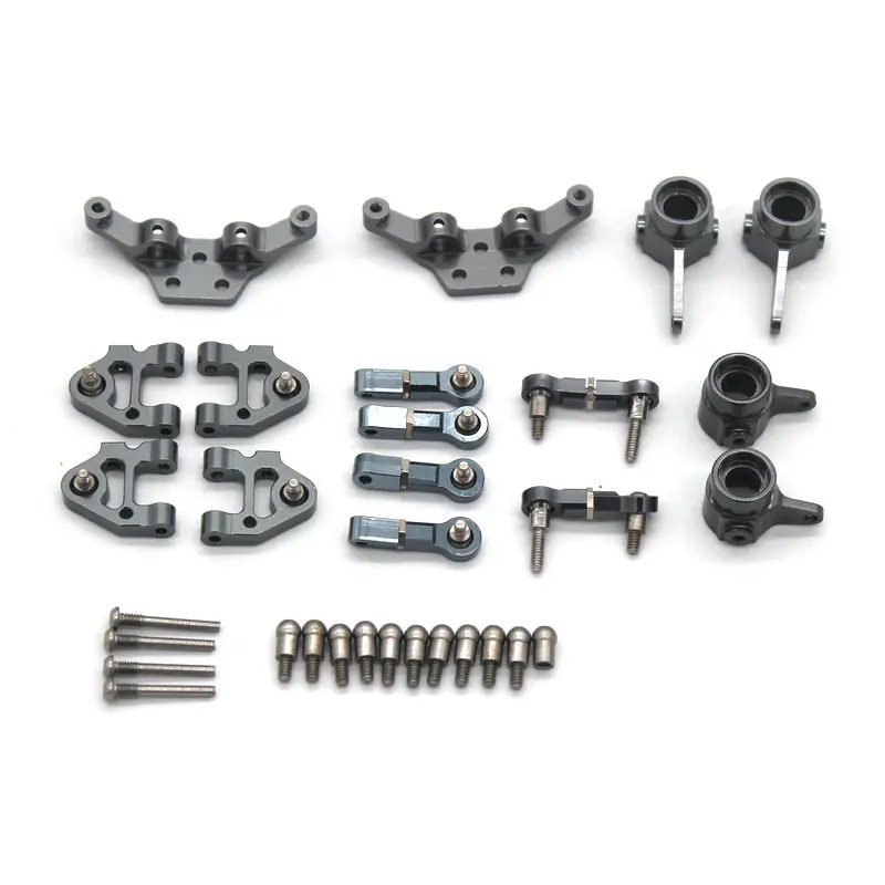 Wltoys 284161 284010 284131 K989 K969 1/28 Радиоуправляемый автомобиль, металлические части, набор из шести частей