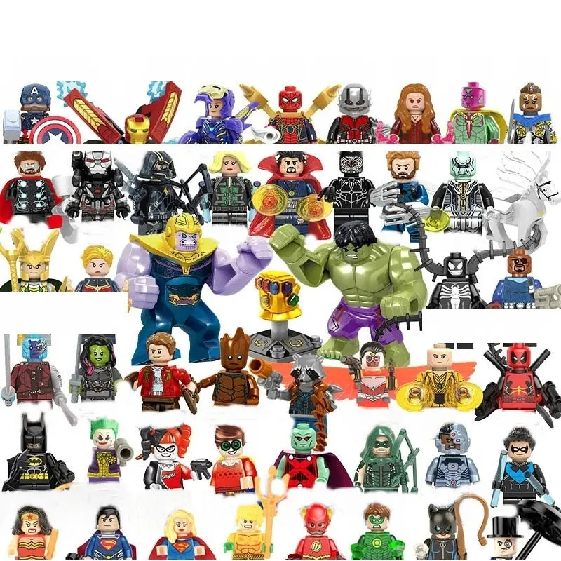Disney 4cm Children Anime figure Building Blocks Kid Gift Toy Model Mini City Movies Characters Figurine Compatible With Lego