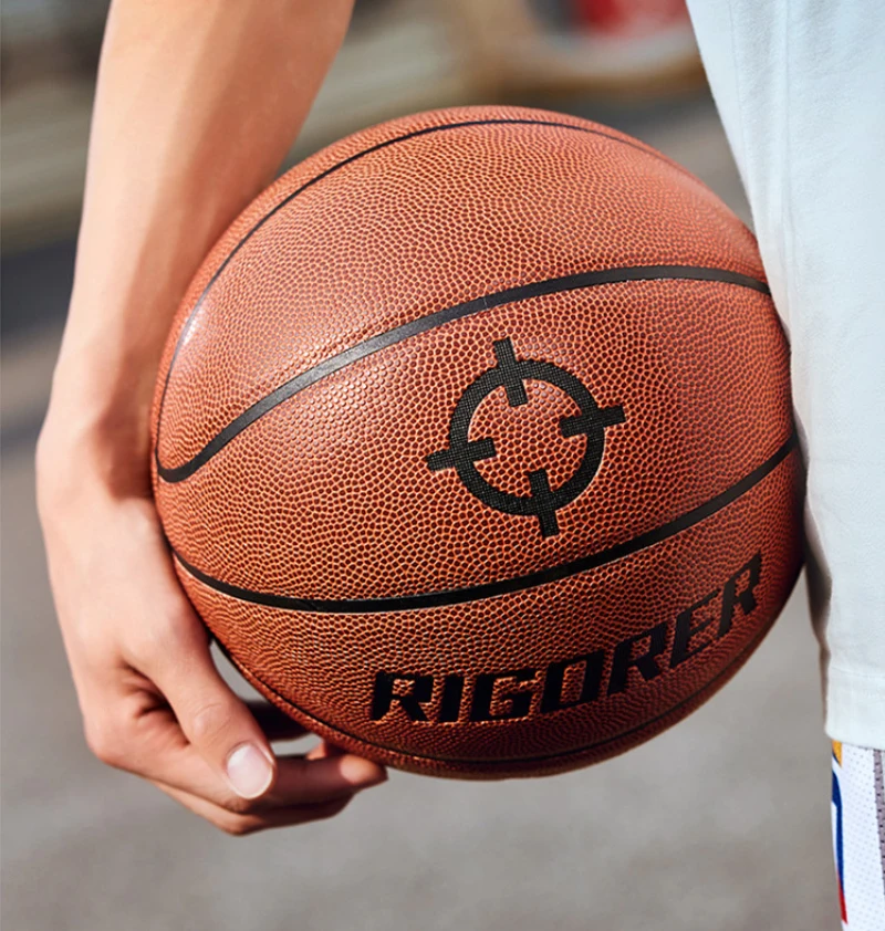 RIGORER Basketball Particle Skin PU Abrasion Resistance Indoor Outdoor Match Ball Basketball Ball Size 6/7