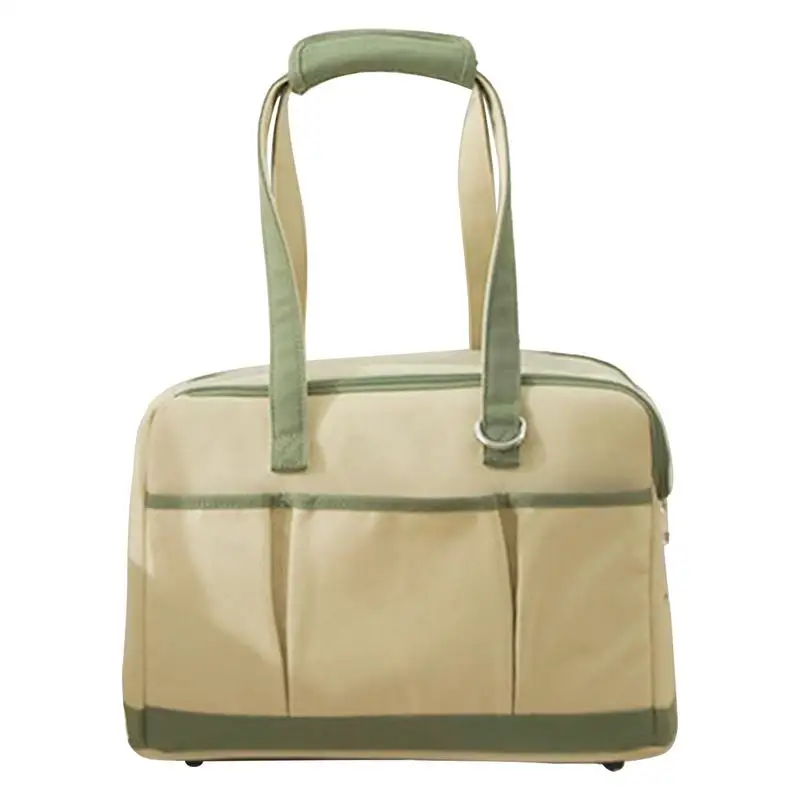 

Переноска для щенков, портативная переноска для домашних питомцев, сумка-тоут для кошек с карманами, универсальные воздухопроницаемые и съемные переноски для маленьких собак