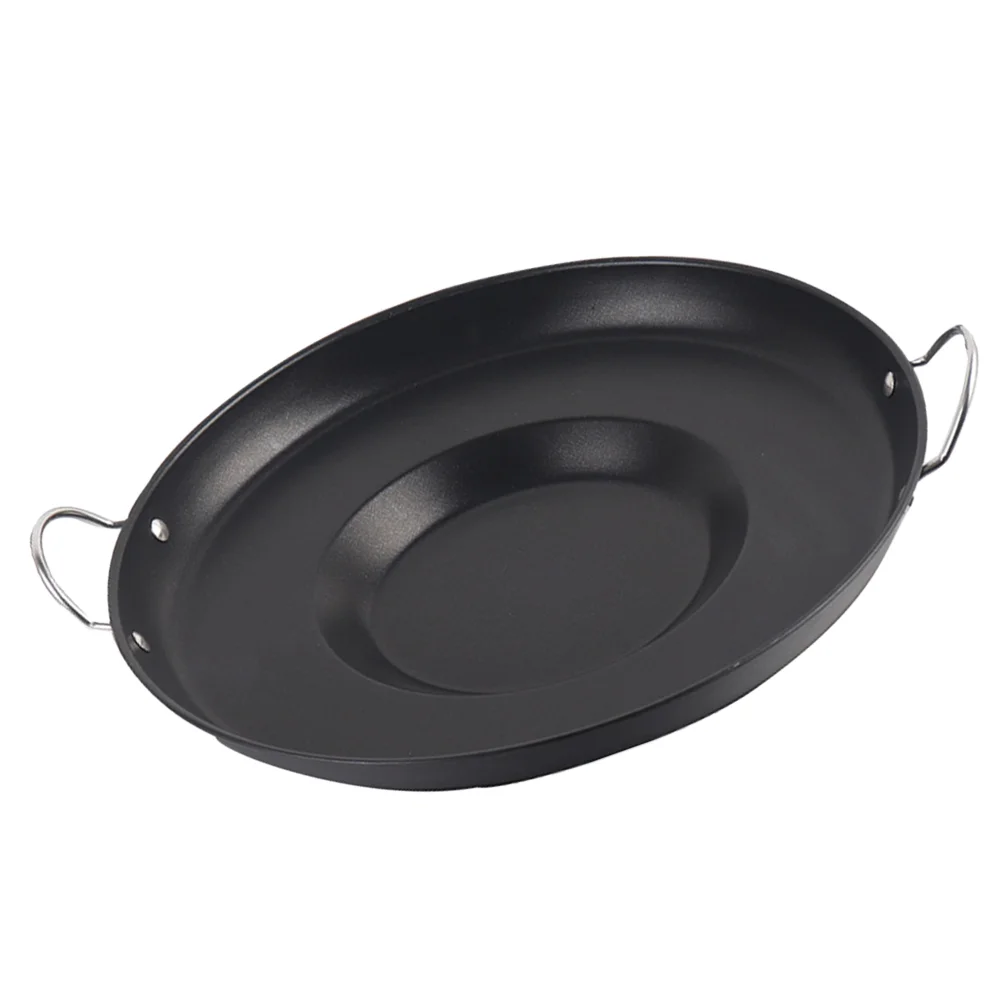 

Flat Frying Pan Stainless Steel Comal Frying Bowl Comal Convex Cookware Stir Fry Pan Non-Stick Roti Pan Griddle Crepe Pan Frying