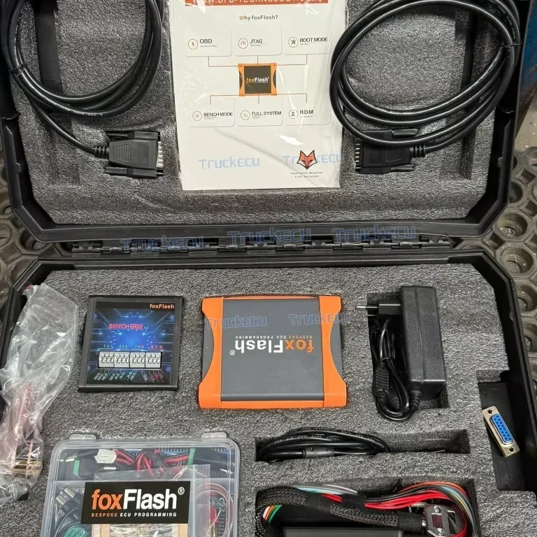 Фото Полнофункциональный программатор FoxFlash V1.4.2 для автомобилей, грузовиков, мотоциклов, тракторов, лодок, TCU, ECU, инструмент для прошивки KT200 II, протоколы ECU Tuner & Programmer Tool №2