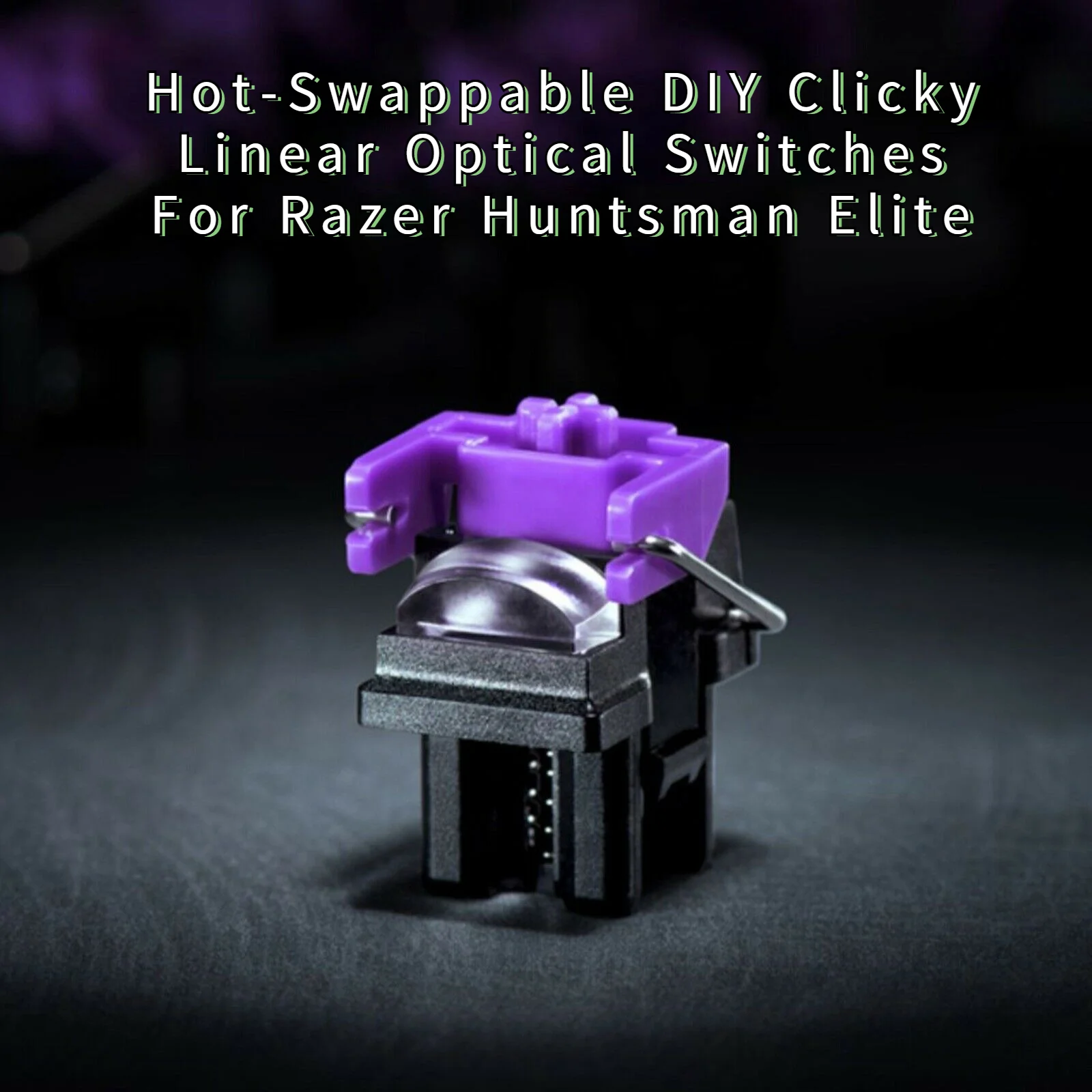 Горячая замена DIY Clicky линейные оптические переключатели для Razer Huntsman Elite Kit