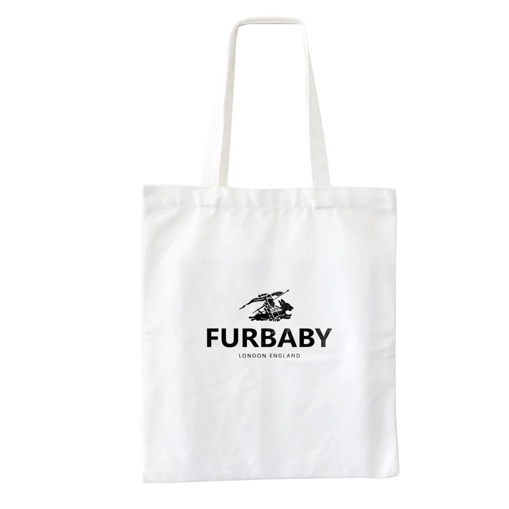 

Furbaby New Large-Capacity Brand Canvas Literary Printing Versatile Western Style High-Quality Texture Women Tote Handbag