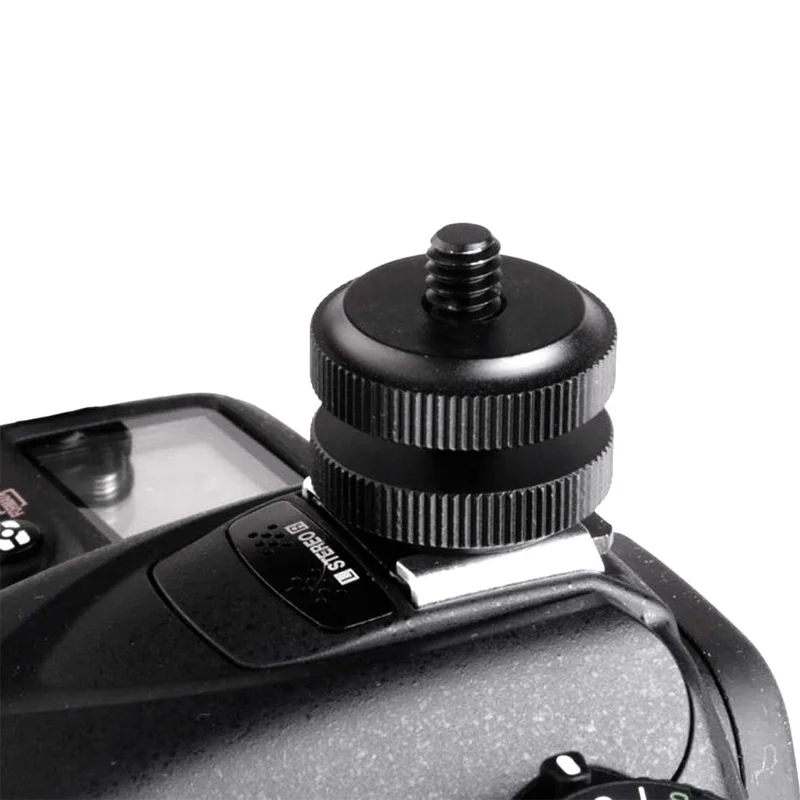 Адаптер внешней вспышки типа Горячий башмак на 1/4 для камеры GoPro 13 12 11 10 9 8 7