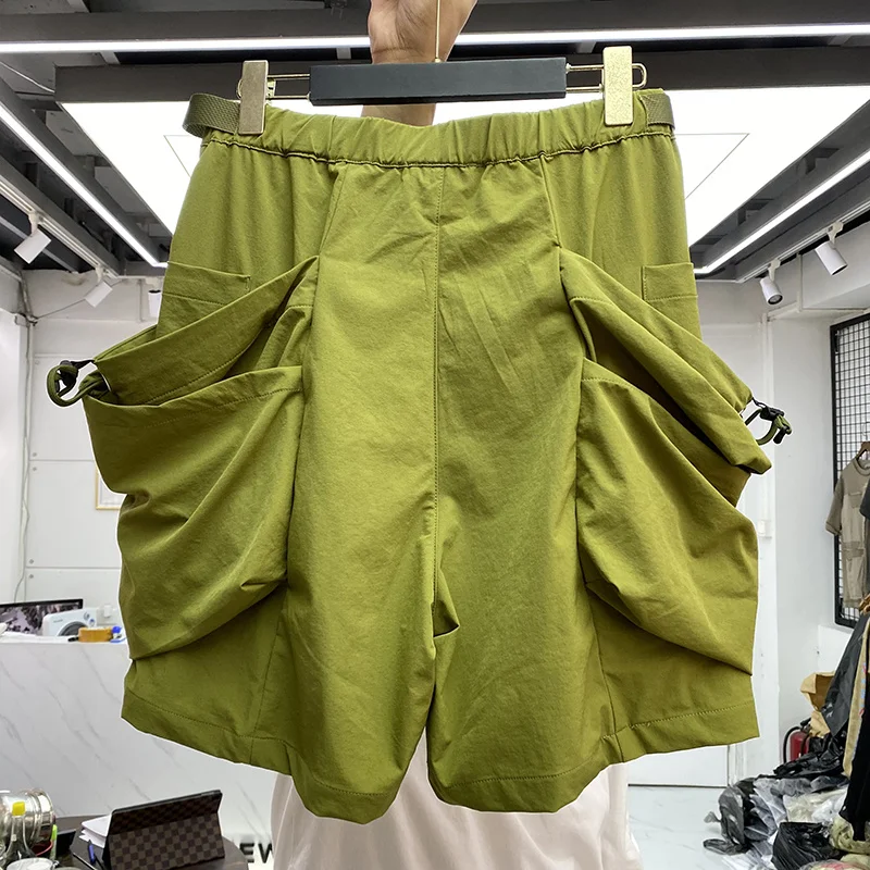 

Pockets Men Multiple Women Best Quality ArmyGreen Black Shorts Breechcloth Inside Tag Label