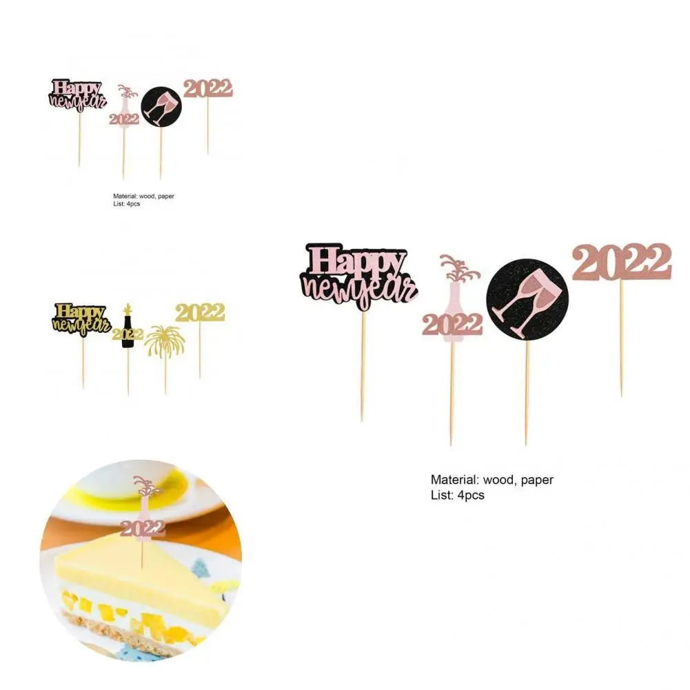 

Cake Decor Glitter Surface Eco-friendly Bright-colored 2022 Trendy Visual Effect Cupcake Topper Cake Topper for Home
