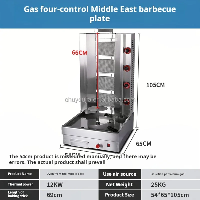 Заводская 2 горелки газовая шаурма гриль машина электрическая настольная