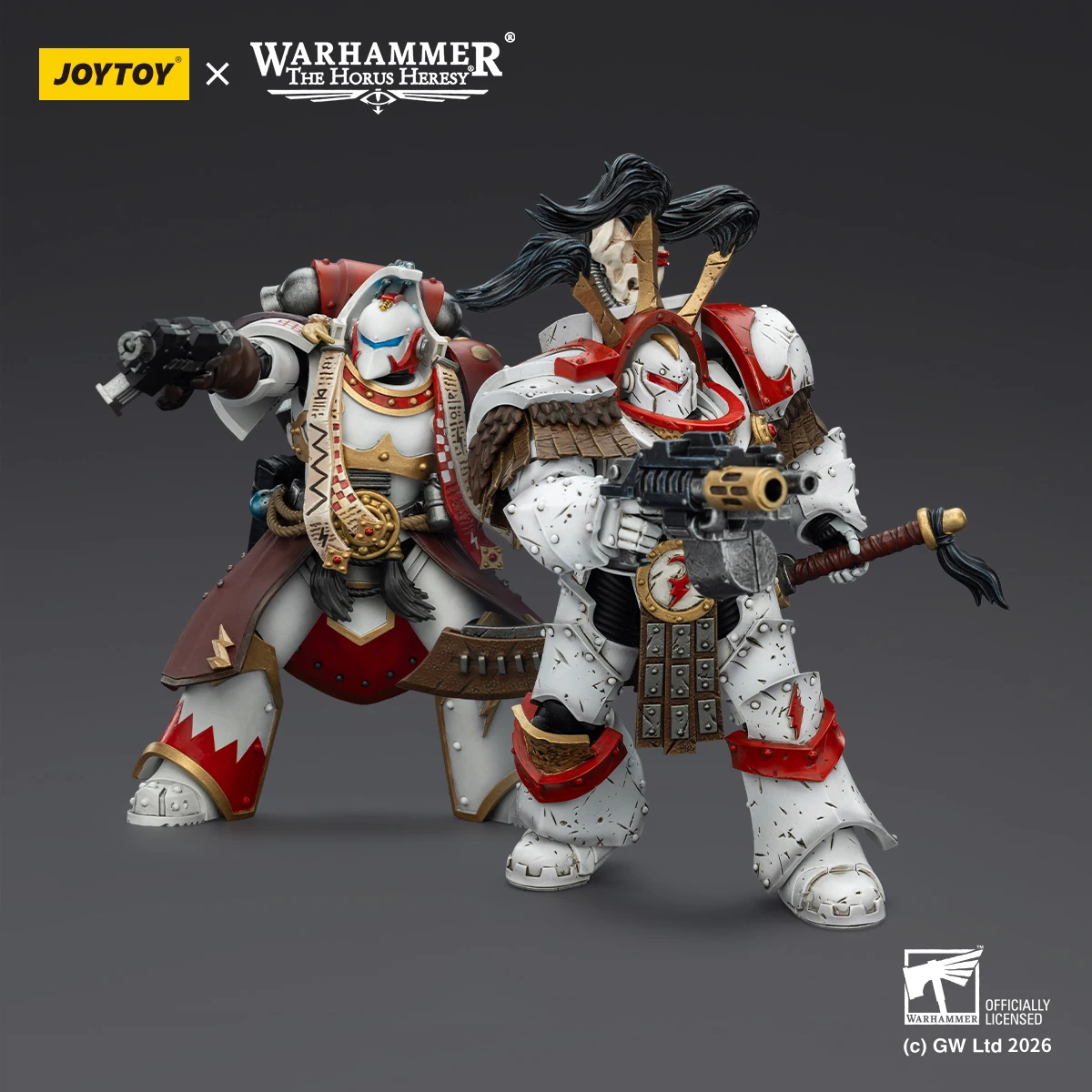 Фото Фигурка JOYTOY 1/18 Warhammer 40000 White Scars Stormseer Consul/Legion Praetor в броне Cataphractii Terminator №5