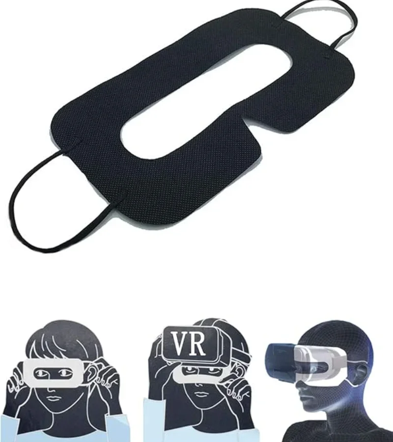 Дышащая маска для глаз Oculus Quest 2 одноразовая VR гарнитура аксессуары защитная