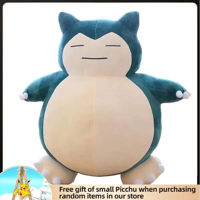 

Pokemon Snorlax Figurine Pikachu Oversized Sleeping Throw Pillow Doll Children's Birthday Gift Stuffed Animals Baby Toys