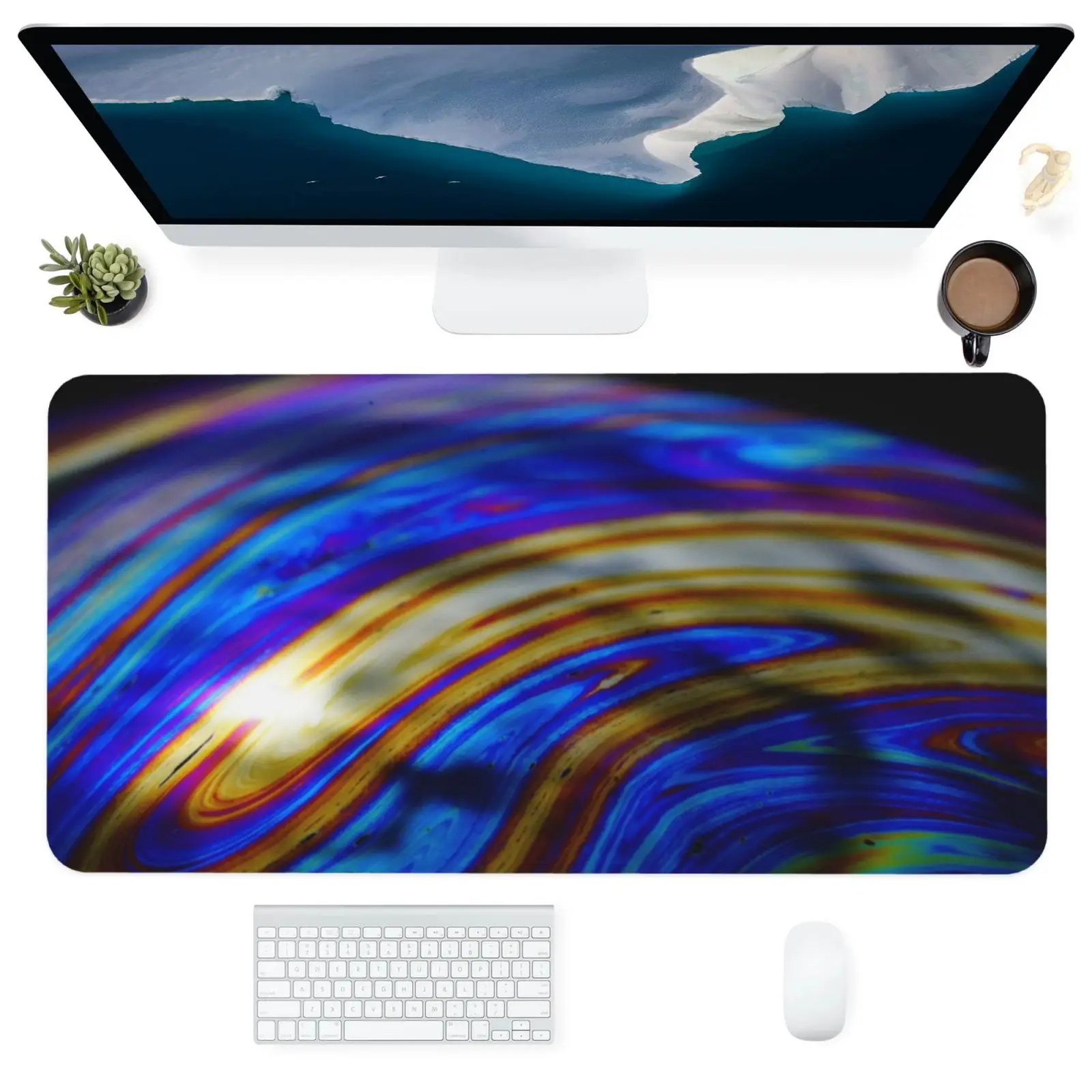 

Art Table Mats Personalized Fabric Mouse Pad Office Carpet Desk Pad Mouse Mat For The Mause Ped XXl Deskpad Protector