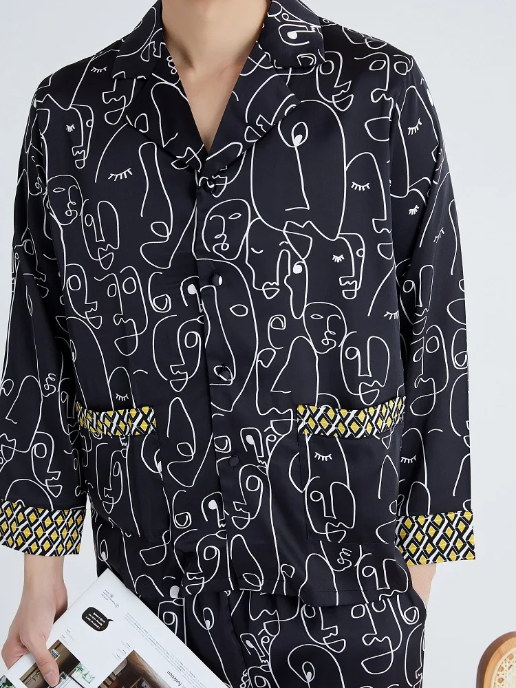 Рисунок 4 - Пижама Мужская шелковая с длинным рукавом