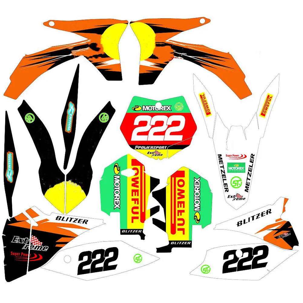 Бесплатные пользовательские имена чисел полный набор наклеек 3M фотографические