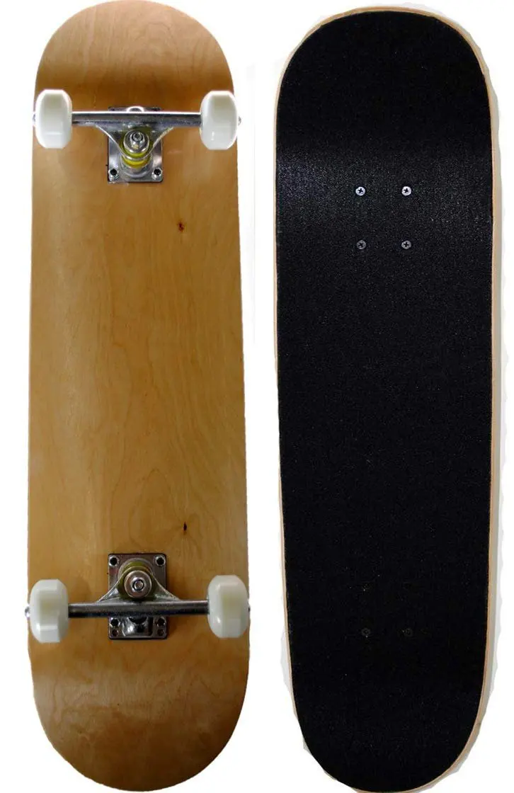 

Sports Complete Full Size Standard Maple Deck Skateboard - Natural Wood