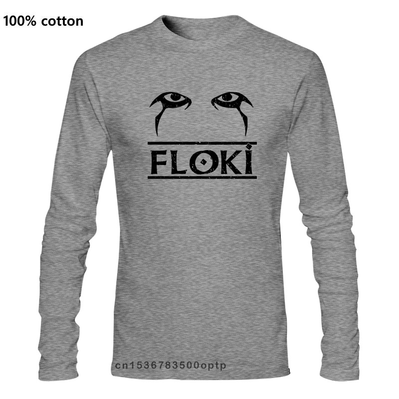 

Man Clothing Floki T-shirt The Vikings Tee Shirt Flokis Make-up Funny Viking T-shirt