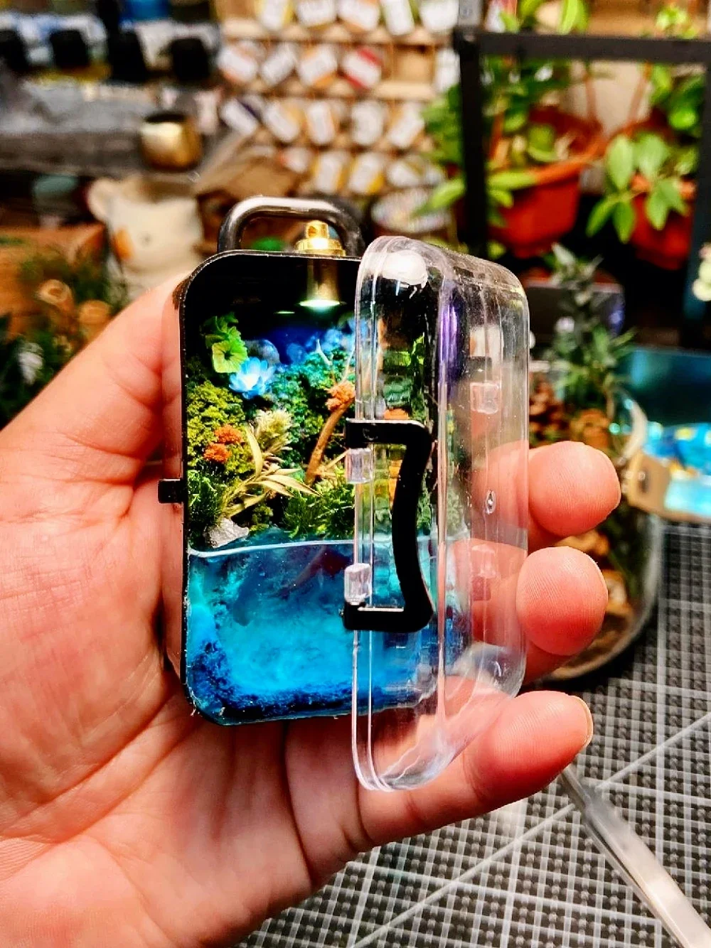 Миниатюрная металлическая статуэтка &quotТропический лес&quot