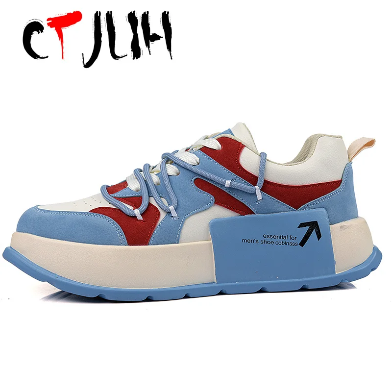 

CTJLIH 2022 Men Casual Shoes Comfortable Fashion Sneakers for Men Shoes Brand Outdoor Leisure Footwear Zapatillas Hombre