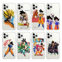 japan anime dragon ball for apple iphone 13 12 11 pro max mini xs xr x 8 7 6s 6 5 plus transparent soft phone case cover