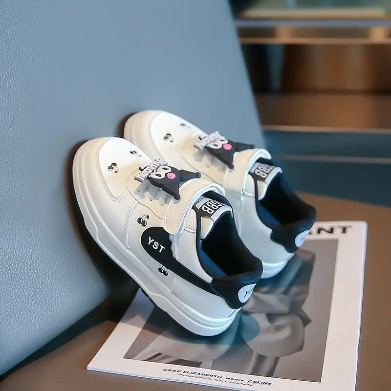 Новые женские теннисные туфли Kawaii Мультфильм Kuromi повседневная обувь для доски