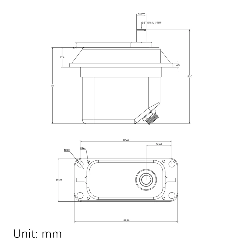 GXservo 1000 кг большой крутящий момент бесщеточный программируемый двигатель 24 в