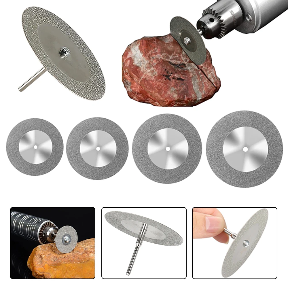 

Diamond Cutting Disc Set Thin Saw Blade Wheel For Cutting Stones Metal Glass Ceramics 40/45/50/60mm Rotary Tool Cutting Disc